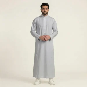 Silver Grey Mens Arabic Thobes USA