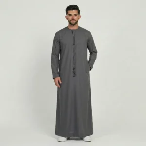 Slate Grey Mens Emirati Thobe USA