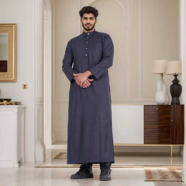 Spectre Blue Designer Men’s Thobes USA Spectre Blue Designer Men’s Thobes USA