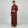 Tan Contrast Mens Maroon Thobes USA Tan Contrast Mens Maroon Thobes USA