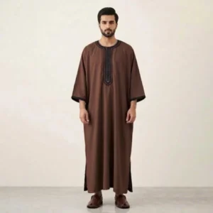 Traditional Moroccan Brown Thobe USA