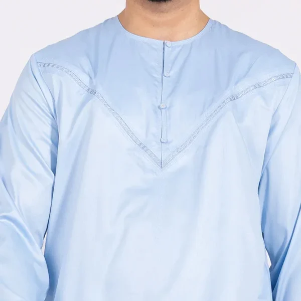 Tropical Blue Men’s Omani Thobe USA Tropical Blue Men’s Omani Thobe USA