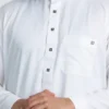 White Cotton Thobe For Men USA White Cotton Thobe For Men