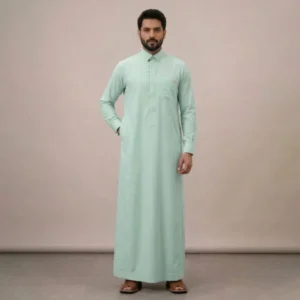 Arabic Classic Mint Green Thobe USA Arabic Classic Mint Green Thobe USA