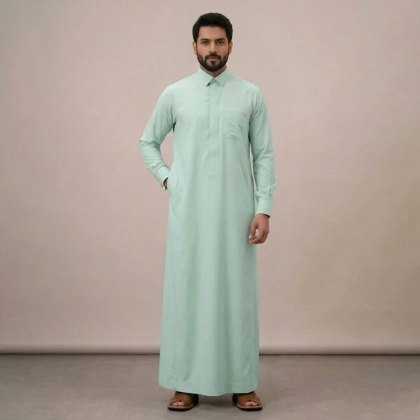 Arabic Classic Mint Green Thobe USA