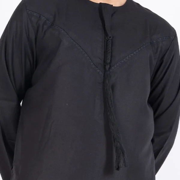 Black Raisin Emirate Men’s Islamic Clothing Thobe USA Black Raisin Emirate Men’s Islamic Clothing Thobe USA