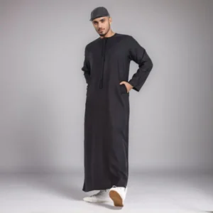 Black Raisin Emirate Men’s Islamic Clothing Thobes USA Black Raisin Emirate Men’s Islamic Clothing Thobes USA