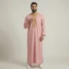 Candy Pink Moroccan Men's Thobe USA Candy Pink Moroccan Men's Thobe USA
