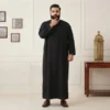 Embellished Black Omani 6XL Men Thobes USA Embellished Black Omani 6XL Men Thobes USA