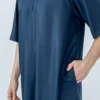 Islamic Cyan Blue Men’s Thobe USA Islamic Cyan Blue Men’s Thobe USA