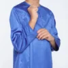 Marine Blue Omani Style Boy Jubba Thobe