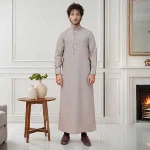Men’s Grey Cloud Islamic Clothing Thobes USA