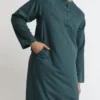 Men’s Jungle Green Islamic Thobe USA Men’s Jungle Green Islamic Thobe