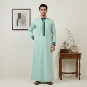 Mint Green Designer Thobes For Mens USA