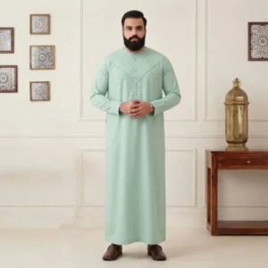 Mint Green Omani 6XL Thobe Men USA