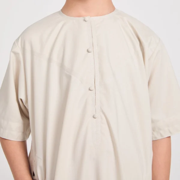 Natural Color Baby Boy Emirate Jubba Thobe USA