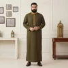 Olive Green Omani Men Thobes USA 6XL