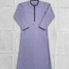 Omani Premium Light Grey Jubba Thobe for Boys