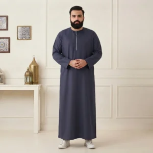 Omani Style Dark Blue 6XL Men Thobes USA