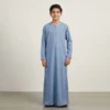 Omani Style Oslo Grey Boys Thobe in USA