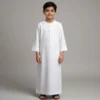 Omani White Arab Thobes for Kids Boys USA