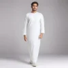 White Omani Simple Men’s Islamic Thobes USA White Omani Simple Men’s Islamic Thobes USA